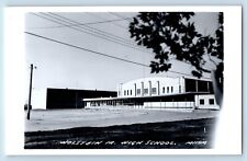 Holstein Iowa IA Postcard RPPC Photo High School Building Campus c1910's Antique picture