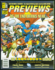 VTG March 2007 Diamond Comics Previews Catalog DC Countdown Justice League Cover picture