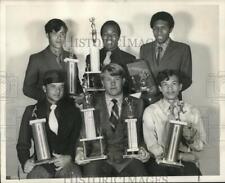1971 Press Photo Fortier High School athletes with annual awards - nob19671 picture