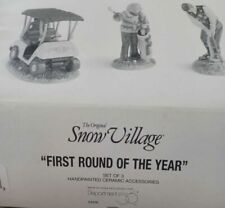Dept 56 Christmas First Round of the Year Linden Hills Country Club Golf Player picture