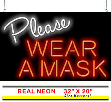 Please Wear A Mask Neon Sign | Jantec | 32