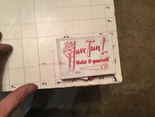 1950s or 60s trick/gag/ joke: HAVE FUN - MAKE IT YOURSELF -  in plastic box  picture
