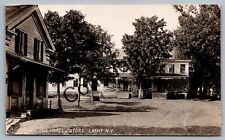 Real Photo Old Hotel & Store Grant New York Russia Town Herkimer NY RP RPPC D104 picture