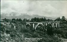 Pasadena, California: Colorado St Bridge 1932 - Los Angeles Co CA Photo Postcard picture