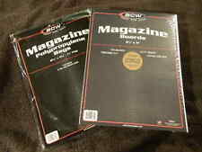 100 New BCW Magazine Bags And Boards - Acid Free - Archival Magazine Storage picture