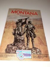 ⭐ VTG 1976 Travel Brochure Special Bicentennial Edition Montana Highway Map  picture