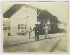 SNAPSHOT from Album * Train station rails people equipment no location picture