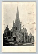 Elkhart IN Indiana, Congregational Church Vintage Souvenir Postcard picture