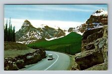 Banff-Alberta, Banff Natl Park, Kaufmann Peaks, Mt Chephren Vintage Postcard picture