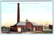 AMESBURY, MA Massachusetts~ POWOW HILL WATER WORKS Pump Station c1910s Postcard picture