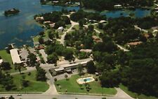 Postcard FL Crystal River Florida Crystal Lodge Motel Chrome Vintage PC f3969 picture