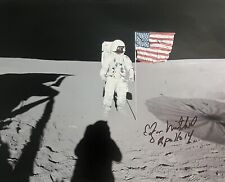 Apollo 14 Edgar Mitchell Signed  Very Rare 8x10 Photo (Astronaut) with Card picture