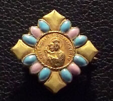 URUGUAY C1920´S OLD OUR LADY OF ORCHARD SCHOOL, LOVELY PIN LAPEL DELICATE ENAMEL picture