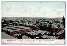 1909 Aerial View Harbor Bay Buildings Roof Towers Oakland California CA Postcard picture