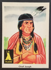 Vintage 1959 Chief Joseph Indian Fleer Card #17 (NM) picture