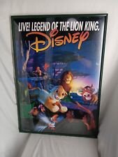 Vintage Walt Disney World Magic Kingdom Legend of Lion King Attraction Poster picture