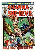 Shanna The She-Devil #1 VG+ 4.5 1972 picture