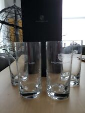 PORSCHE Highball Crystal Drinking Glasses -  Opened Box picture