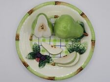 Bella Casa By Ganz Decorative 3d Wall Plate Pears And Raspberry 8