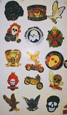 vintage motorcycle pins lot picture