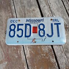 2017 Missouri TRL License Plate - 