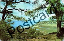1951 Coast South of Corona Del Mar CA, Torrey Pines, Merie Porter postcard jj211 picture