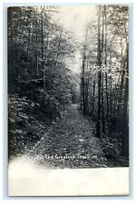 1911 On The Greylock Trail Williamstown Massachusetts MA RPPC Photo Postcard picture