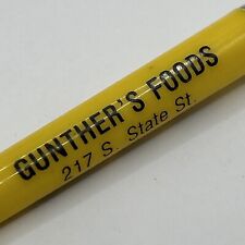 VTG Ballpoint Pen Gunther's Foods Fairmont MN picture