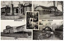 CPSM PF 11 - SAINT DENIS (Aude) - 6. Souvenir de Saint Denis - multivues (Place picture