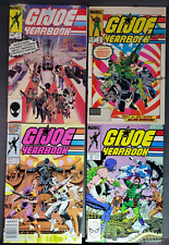 GI Joe Yearbook #1 2 3 4 Lot 1985 1986 1987 1988 Set Annual Marvel Comics picture