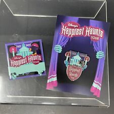 Disney’s Happiest Haunts Tour 1923-2023 Exclusive Tour Pin AND Name Badge picture