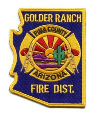 Golder Ranch Fire District Pima County Patch Arizona AZ picture