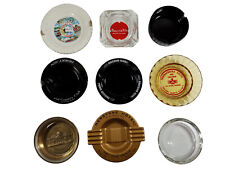 LOT OF 9 Vintage Ashtrays Assorted Advertising Hotel Casino Tourist Destinations picture