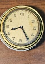 Antique Brass Campaign/Auto Clock No Case Early 20th Century  picture