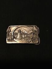 Vintage 1983 Siskiyou Tribute To The American Indian Belt Buckle #L-27 picture