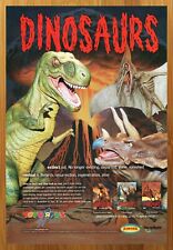 2000 Aurora Dinosaurs Snap Together Model Kits Print Ad/Poster T-Rex Toy Art 00s picture