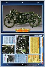 Vincent Black Shadow - 1949 - Classic - Atlas Motorbike Fact File Card picture