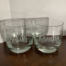 Kahlua Barware round glasses 2 Set 3/12” Tall picture