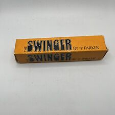 Vintage 1970's Parker Vintage Swinger Ball Pen On Cord New Old Stock Yellow picture