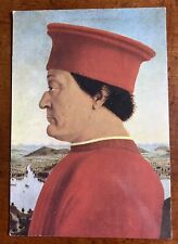 Vintage ART Postcard, PIERO della FRANCESCA, Duke of Urbino, Renaissance, UNPOST picture