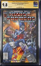 TRANSFORMERS: THE ANIMATED MOVIE 1 CGC SS 9.8 - SIGNED PETER CULLEN FRANK WELKER picture