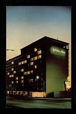 Holiday Inn Motel Hotel Postcard Ohio OH Cincinnati downtown evening view street picture