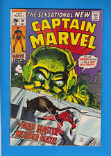 Captain Marvel #19 1st App Cornelius Webb - Marvel Comics 1969 🔥 VG- picture