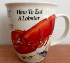 Lobster Mug coffee cup DCI maine instructions mugs HTF LTD extremely rare picture