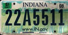 Vintage 2008 INDIANA License Plate - Crafting Birthday MANCAVE slf picture