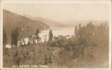 RPPC Spirit Lake,ID Kootenai County Idaho Real Photo Post Card 1c stamp Vintage picture