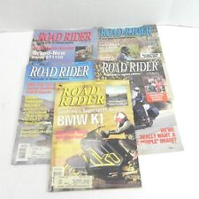 1990 ROAD RIDER MOTORCYCLE MAGAZINE LOT OF 5 ISSUES SPORT BIKES HARLEYS TOURING picture