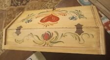 Vintage Hand Painted Breadbox picture