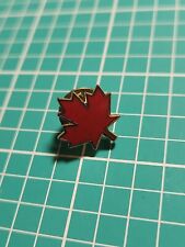Vintage Canada Canadian Maple Leaf Gold Tone Lapel Pin Hat Pin Tie Tac picture