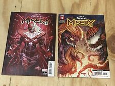 Cult of Carnage: Misery #1-2 comic lot (Marvel, 2023) Cover C(Lee) and 2nd Print picture